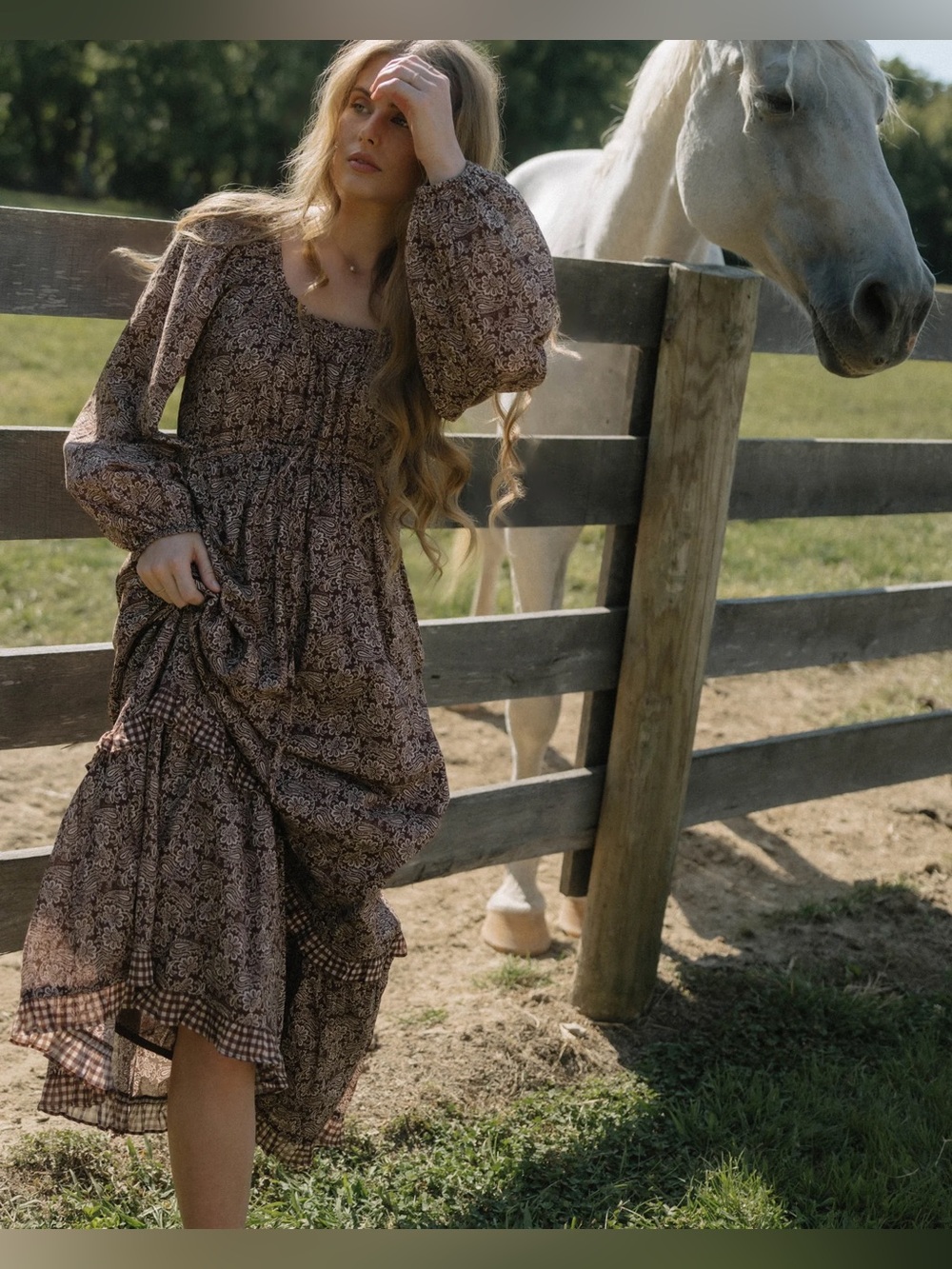 Slow Sunday The Elizabeth Paisley Dress